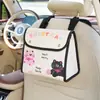 El nuevo bote de basura para coche de Blue Rain, con un lindo diseño de dibujos animados, es una bolsa de almacenamiento colgante de gran capacidad para coches y scooters eléctricos.