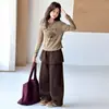 Conjunto de Otoño para Niñas 2026 Nuevo Estilo Niños Medianos y Grandes Elegante Merade Manga Larga Estampado Conjunto de Dos Piezas Algodón Puro Niños Medianos y Grandes Primavera