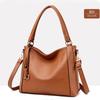 Bolso Otoño e Invierno Nuevo Bolso de Cuero Suave para Mujer Portátil Moda Europea y Americana Bolso de Cuero Moderno Casual Bolso Bandolera de Hombro para Mujer