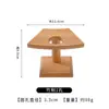 Restaurante de Sushi Japonés Soporte para Rollos de Sushi Estante para Sushi Utensilio para Servir Vajilla de Cocina Japonesa y Coreana Soporte de Bambú de Madera para Helado de Mano