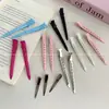 Pinza para el pelo esponjosa fijadora de raíz para mujer, pasador para peinar flequillo sin costuras y coronilla alta, accesorio para el pelo de pinza de pico de pato para posicionamiento de maquillaje