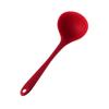 Colher de Sopa Grande Silicone Cabeça Macia Cabo Longo Colher Silicone de Qualidade Alimentar Doméstico Espátula para Panela Antiaderente Utensílios de Cozinha
