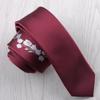 Estilo Coreano Formal de Negocios Rojo Corbata para Novio Formal de Negocios Casual para Hombres Padrinos de Boda Delgada y Estrecha Corbata para Mujer de Moda