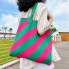 Bolso Nuevo 2022 ins Bolso Tejido Bolso Chic Bolso de Hombro Bolso Rayado Bolso Tote de Gran Capacidad Bolso Retro