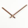 Nogal negro madera de haya MANECILLA DE RELOJ manecilla de madera personalidad DIY con manguito de cobre MANECILLAS DE RELOJ