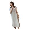 Vestidos de Verão e Outono para Gestantes, Conjuntos de Moda de Verão, Saias Suspensório Midi Modernas de Verão para Mães Fadas, Primavera e Outono