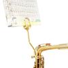Clipe de música para saxofone clipe de marcha para saxofone de registro médio clipe de música portátil clipe de leitura estante de música para prática atacado