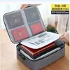 Organizador de equipaje multicapa, portacertificados, pasaportes y tarjetas, bolsa para guardar documentos, caja para guardar exámenes