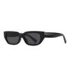 991 transfronterizos modernos vintage estrechos color gelatina gafas de sol modelo ojo de gato gafas de sol de pasarela mujeres