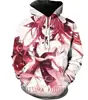 Nuevo Sudadera Trendy para Hombre Otoño e Invierno con Estampado de Gato Impresión Digital 3D Sudadera con Capucha Deportiva Casual