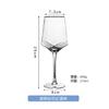 Jinbaijia Cristal de Diamante Taça de Vinho Tinto e Champagne Vidro Martelado Taça de Vinho Cálice Taça de Vinho Taça de Água Taça de Vinho Tinto