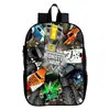 Mochila Escolar Infantil Monster Jam Monster Truck Mochila Personalizada para Estudiante de Primaria Mochila de Jardín de Infancia
