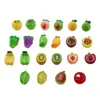 Nova Mini Pequena Série de Frutas Artesanal DIY Cola de Creme Resina Acessórios para Cabelo Presilhas para Cabelo Nail Art