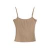 Básico slim-fit curto umbigo exposto pequeno sling simples cor sólida all-match quente menina inferior colete pequeno top verão