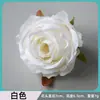 Montanha Nevada Flor Rosa Cabeça Enrolada Redonda Rosa Casa DIY Fantasia Flor de Seda Fundo Adereços de Beleza Flor Artificial Rosa