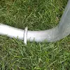 Estacas para Trampolín de Alta Resistencia, Clavos de Tierra Galvanizados en Forma de U con Puntas Inclinadas, Estacas de Fijación para Carpas y Columpios, Sujetadores