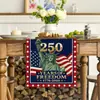 Camino de mesa para el Día de la Independencia de Estados Unidos 2026 Aniversario 250º Conmemorativo Mantel Decorativo Adecuado para Sala de Estar Mesa de Café Cocina Mesa de Comedor