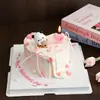 Decoración para pastel Día de San Valentín Qixi 2026 gel suave "Te amo" vela de corazón inserto para hornear