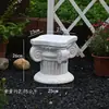 Vaso Romano Estilo Europeu com Pernas Altas para Jardim, Pátio, Varanda, Vila, Vaso de Flores Grande para Jardinagem Externa Tendência