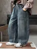 Jeans WAT Niñas Verano 2026 Nuevo Bebé Estilo Chino Niña Estilo Étnico Ropa Infantil