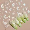 Redanco nuevo 5D relieve en concha de viento ligero pequeño flor silvestre pegatinas de uñas pegatinas de uñas estéreo He-1099