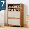 Zapatero para entrada de casa, estante para zapatos, solución de almacenamiento para el hogar, gran capacidad, económico para dormitorios, a prueba de polvo para apartamentos de alquiler