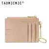 Almacenamiento Transfronterizo Llavero Portátil para Viajes Cartera para Monedas Ranura Múltiple Creativa para Tarjetas Simple para Mujer Venta al por Mayor Mini Portatarjetas