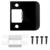 Placa de Impacto con Labio Extendido Placa Guía de Pestillo de Puerta de Acero Inoxidable Disponible en Múltiples Colores Accesorios para Cerraduras para Venta al por Mayor en Amazon