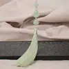 Fivela Ping An de 13CM Franja de Borla Ruyi Elemento Estilo Chinês Acessórios Decoração Espiga Pendurada Joia