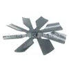 Acessórios para Ventilador de Lareira Lâmina do Ventilador em Liga de Alumínio 3 Lâminas/8 Lâminas Estampagem 8 Cores Disponíveis