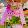 Llavero de Muñeca de Silicona PVC Colgante Perro de Orejas Grandes Kuromi Lindo para Decoración de Mochila de Estudiante Regalo Pequeño de Moda