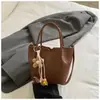 Bolsa de Ombro Cruzada Tecida da Moda Xiaomi 2026 Nova Feminina de Grande Capacidade para o Dia a Dia Bolsa Saco Bolsa de Braço Retro