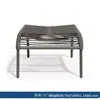 Sofá Curvo de Exterior para Pátio e Terraço Conjunto de Rattan para Lazer à Prova de Sol e Água Cadeira de Rattan para Villa e Hotel Feita Sob Medida para Pousadas