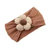 Diadema para la Fontanela de Bebé Europea y Americana Joyería para la Cabeza de Flor de Cinco Pétalos para Niñas Diadema Infantil Color Morandi