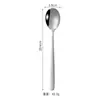 Acero inoxidable 304 estilo coreano cuchara cuchara de postre Tenedor café mango largo cuchara para mezclar vajilla occidental creativa se puede imprimir logo