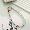 Cadena para Teléfono Móvil Cristal Accesorios Colgantes Avanzados Flash Correa para Teléfono Móvil Cadena Corta para Muñeca Perro Burbuja Colgante Llavero Moderno