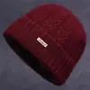 Gorro de invierno para mujer de mediana edad y ancianas, forrado de polar, cálido, gorro de lana tejido, adecuado para madres, abuelas y mujeres mayores, gorro de algodón estilo pullover
