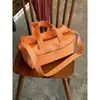 Bolso de Mano Tipo Boston de Cuero Suave de Alta Gama Estilo Coreano para Mujer, Nuevo Bolso Versátil de Hombro y Cruzado para el Trabajo y los Viajes Diarios