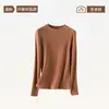 Venta de liquidación: Camiseta Térmica de Capa Base para Mujer, Nuevo Estilo Otoño e Invierno 2026, Camiseta de Manga Larga, Forro Polar, Corte de Hombro Regular, Versátil, Top Cálido