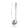 Fábrica direta grosso quadrado punho de aço inoxidável panela quente colher Colander Spot 6 polegadas 7 polegadas mingau sopa de conchas colher de coador