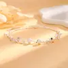 Pulsera Doble Capa de Gipsófila con Cuentas Redondas Esmeriladas Explosiones Transfronterizas Pulsera de Cuentas de Transferencia Planeta Pulsera Clásica Estrella Super Brillante