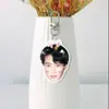 Li Ming Acrílico Blanco Trasero Llavero Doble Cara Colgante Bolsa Colgante Mochila Colgante Merchandising de Celebridades Personalizable con Tu Propia Imagen
