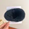 Estilo Novo de Verão 2025 Presilha para Cabelo Bico de Pato de Pelo de Coelho Rex Presilha para Cabelo de Cachorro Manga Celebridade da Internet Acessório de Cabelo de Pelúcia Fofo de Caroço de Manga