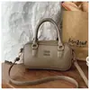 Fabricante Transfronterizo 2025 Otoño e Invierno Nuevo Bolso de Bolos para Mujer Bolso Boston Almohada de Nicho Bolso de Mano Cruzado de Moda