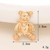 Novo Urso Cravejado de Diamantes Urso Totalmente Diamantado Urso de Pérola Acessórios diy Adesivo para Capa de Celular Acessórios para Sapatos com Furo de Diamante Adesivo de Liga