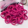 Accesorios para el cabello infantiles de AliExpress color caramelo anillo para el cabello de nailon para niños accesorios regalo pequeño tocado anillo para el cabello 816