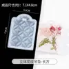 Molde para Colgante de Pegamento de Cristal DIY Molde de Silicona Cúbico Molde para Colgante de Suéter Molde para Colgar Molde para Collar