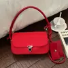 Bolso de Hombro Individual de Lujo Ligero de Gama Alta para Debajo del Brazo 2026 Nuevo Bolso Cruzado para el Trabajo de Mujer Bolso Baguette Retro Exquisito Súper Popular