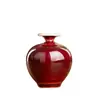 Jingdezhen Novo Estilo Chinês Langhong Cerâmica Pequeno Vaso Acomodação Doméstica Sala de Estar Arranjo de Flores Hidropônicas Ornamento Decorativo de Mesa
