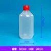 Super Fábrica 500-200ml Resistente a Altas Temperaturas, Engrosado, Antideformación, Antifugas, Seguros Botes de PP para Productos de Salud